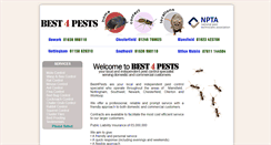 Desktop Screenshot of best4pestspestcontrol.co.uk